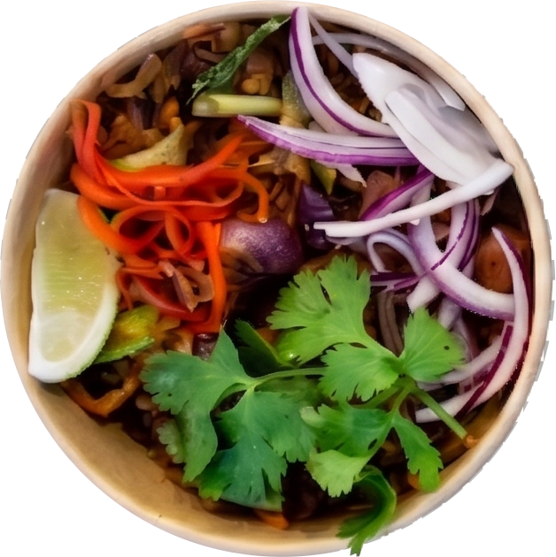 Vegetable koththu bowl